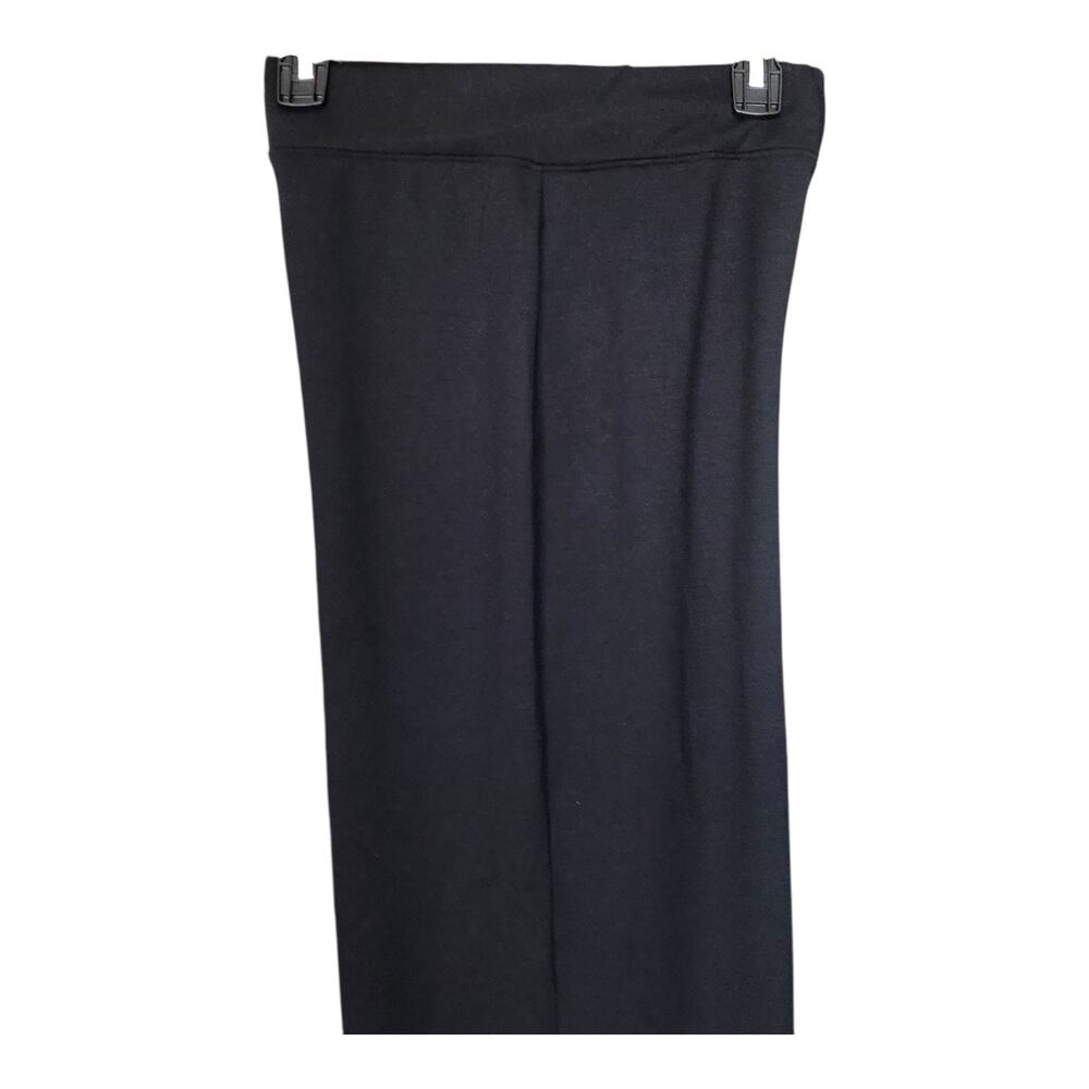 L'AGENCE Darcelle High Rise Pull On Black Wide Leg Pants Women's Size Small - Picture 8 of 16